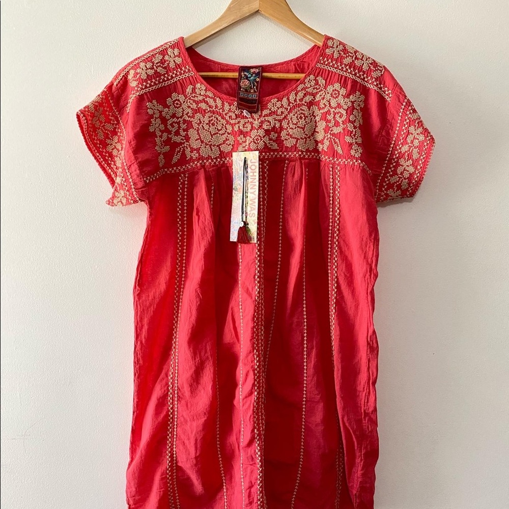 Johnny Was peasant long tunic